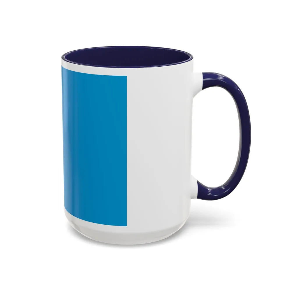 Naval Ensign of Albania 1954 to 1958 - Accent Coffee Mug - Go Mug Yourself