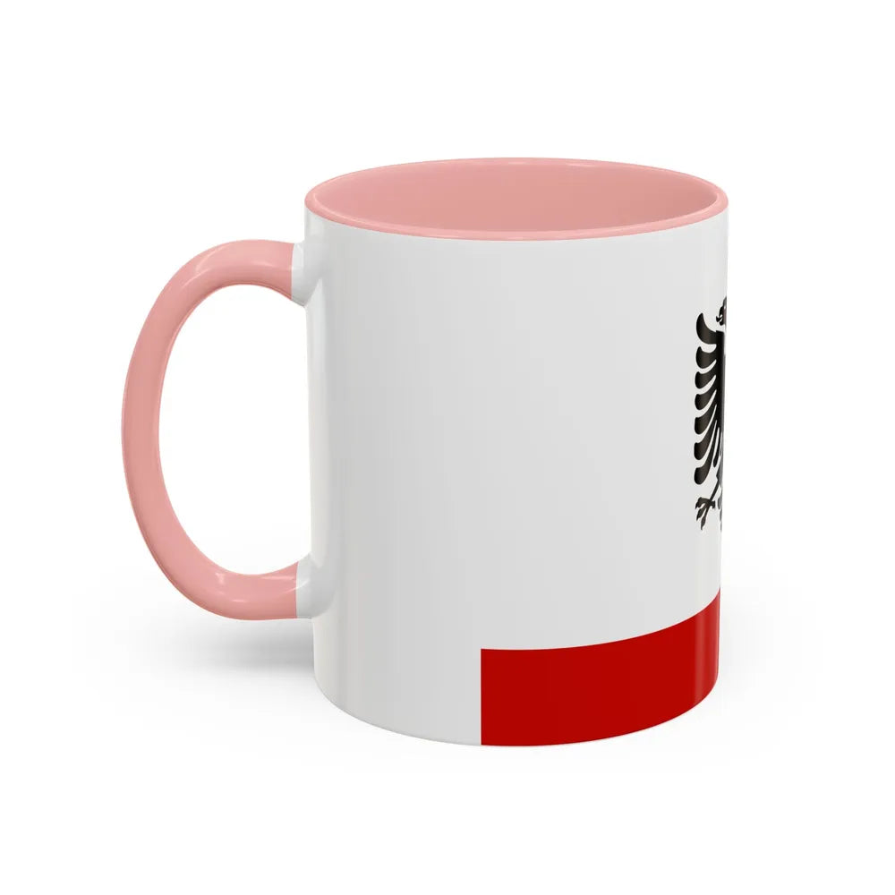 Naval Ensign of Albania 1958 to 1992 - Accent Coffee Mug - Go Mug Yourself