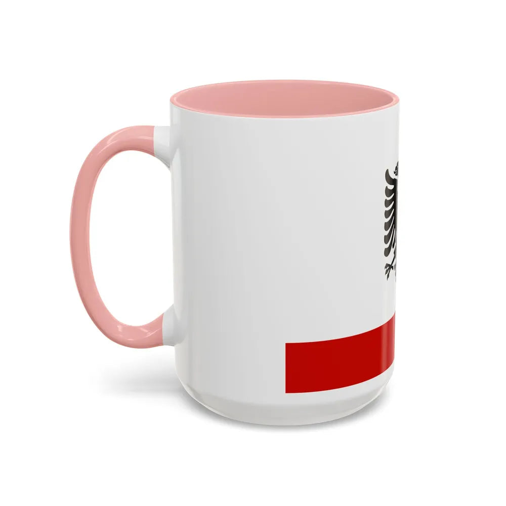 Naval Ensign of Albania 1958 to 1992 - Accent Coffee Mug - Go Mug Yourself