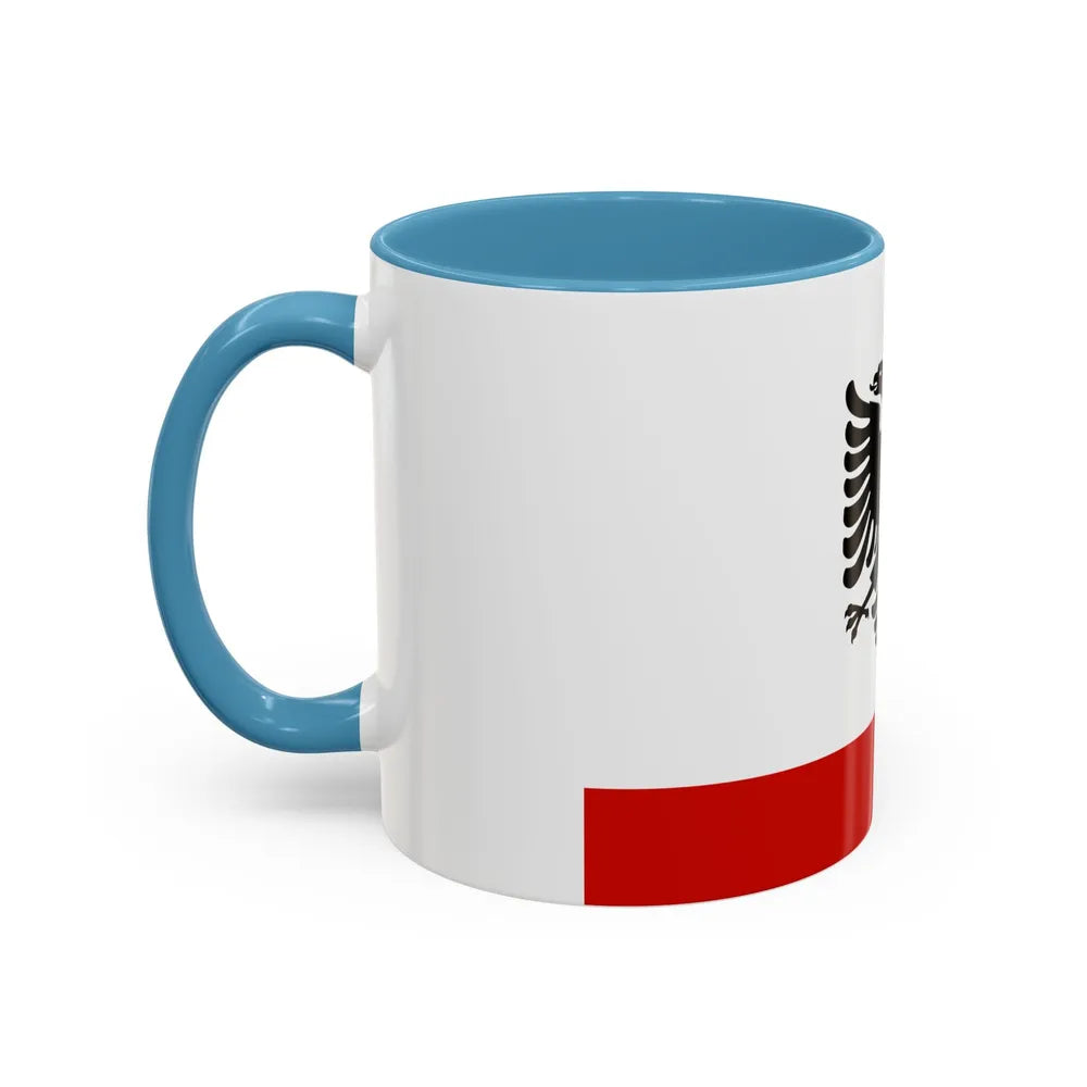 Naval Ensign of Albania 1958 to 1992 - Accent Coffee Mug - Go Mug Yourself