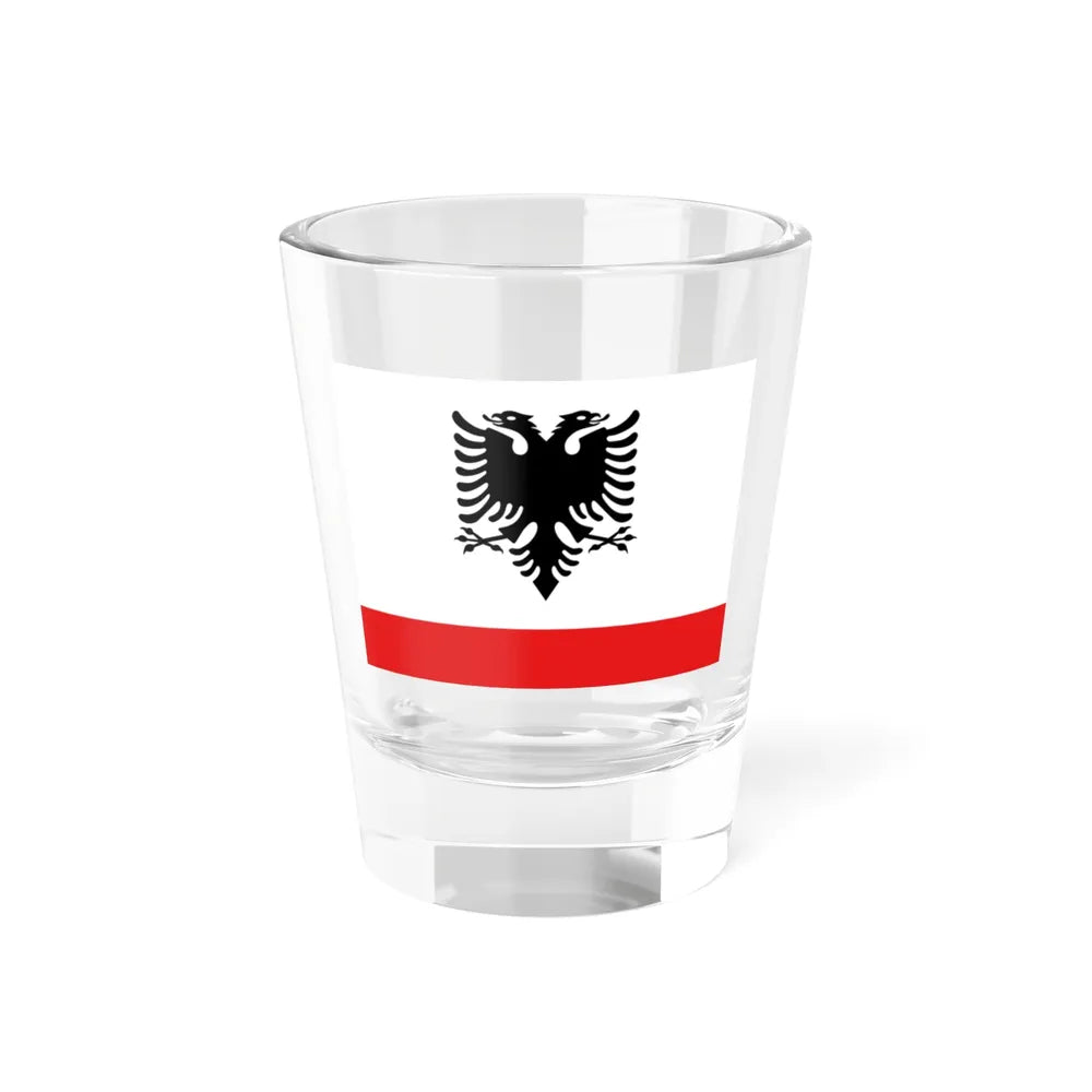 Naval Ensign of Albania - Shot Glass 1.5oz 1.5oz - Go Mug Yourself