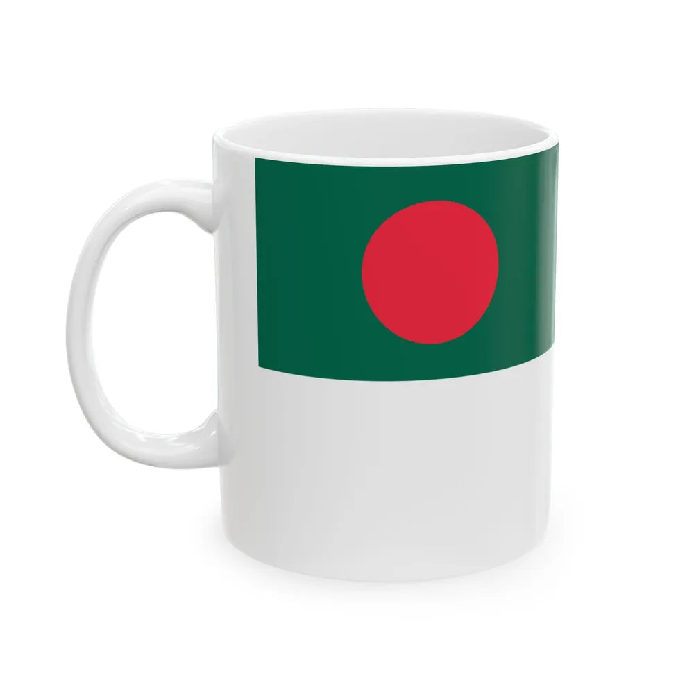 Naval Ensign of Bangladesh (Bangladesh) White Coffee Mug - Go Mug Yourself