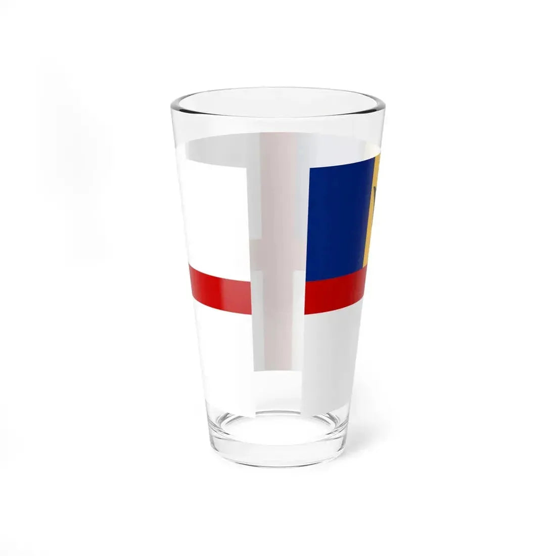 Naval Ensign of Barbados (Barbados) Pint Glass 16oz - Go Mug Yourself