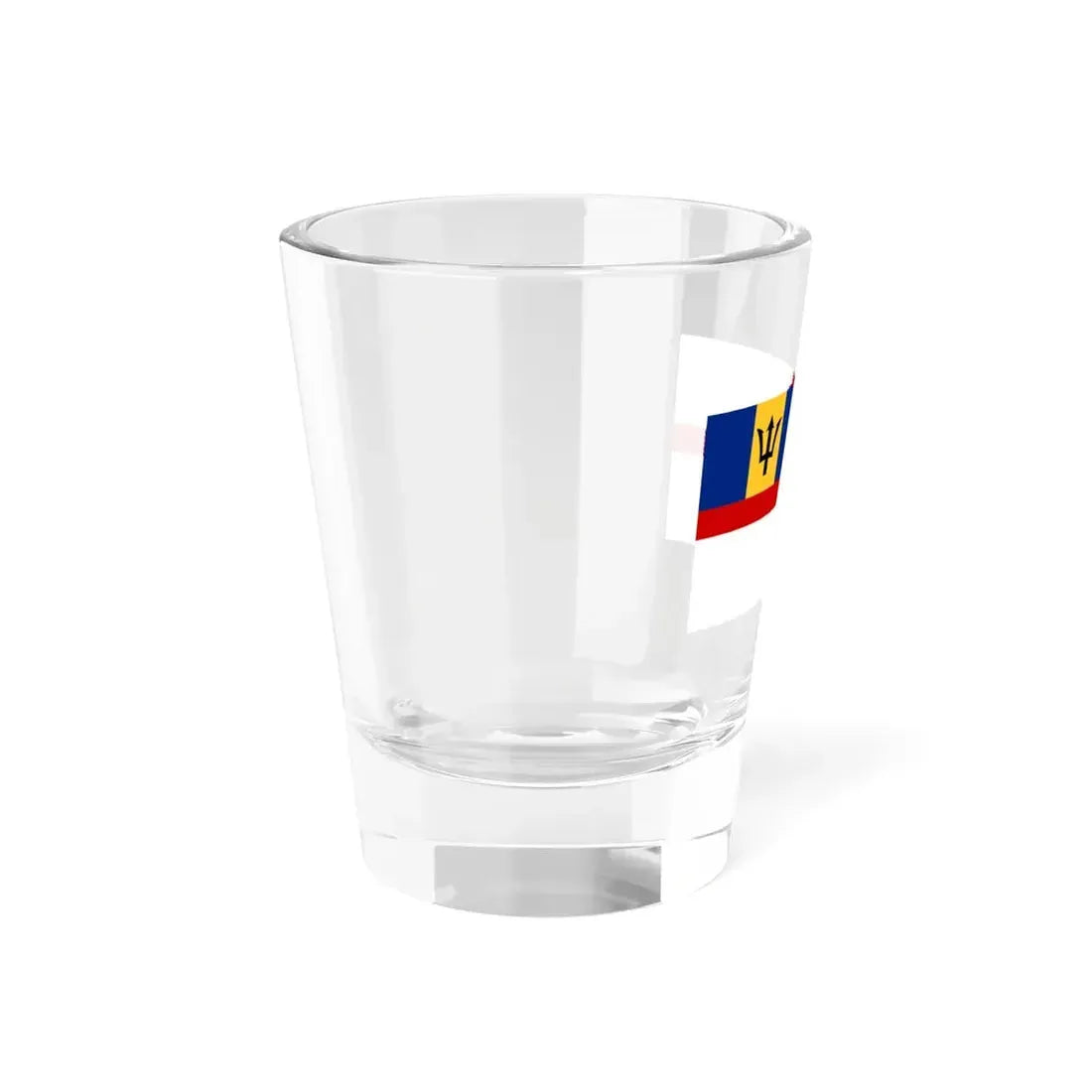 Naval Ensign of Barbados (Barbados) Shot Glass 1.5oz - Go Mug Yourself