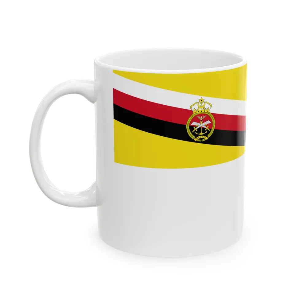 Naval Ensign of Brunei 2nd model (Brunei) White Coffee Mug - Go Mug Yourself