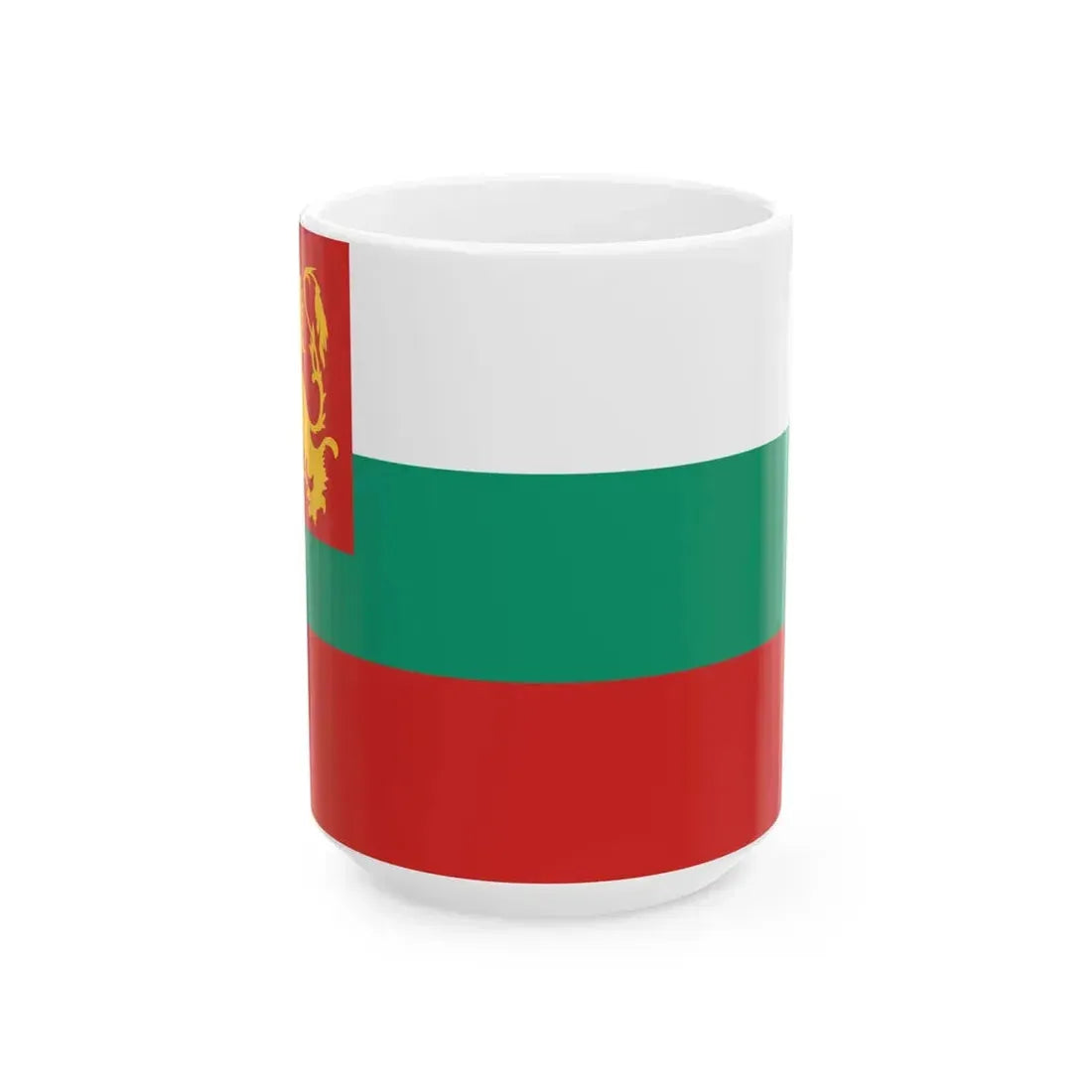 Naval ensign of Bulgaria 1878-1944 2 (Bulgaria) White Coffee Mug 15oz - Go Mug Yourself