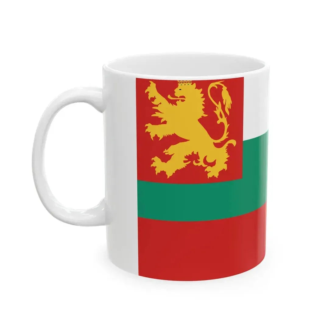 Naval ensign of Bulgaria 1878-1944 2 (Bulgaria) White Coffee Mug - Go Mug Yourself
