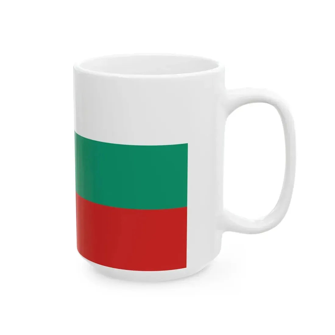 Naval ensign of Bulgaria 1878-1944 2 (Bulgaria) White Coffee Mug - Go Mug Yourself