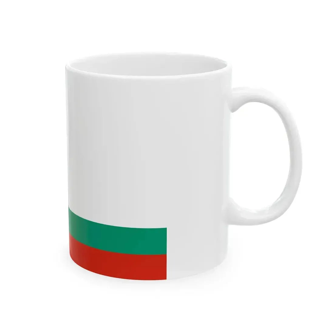 Naval Ensign of Bulgaria 1955-1990 (Bulgaria) White Coffee Mug - Go Mug Yourself