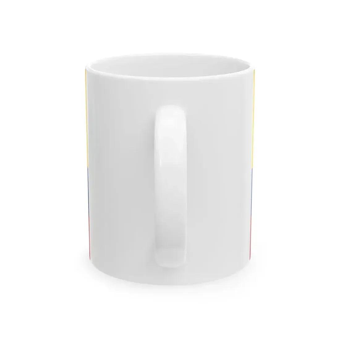 Naval Ensign of Colombia (Colombia) White Coffee Mug - Go Mug Yourself