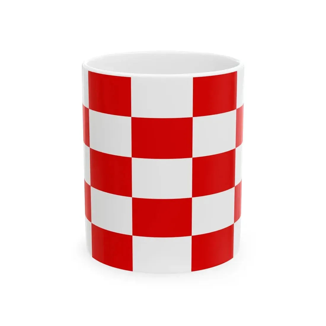 Naval ensign of Croatia 1941-1944 (Croatia) White Coffee Mug 11oz - Go Mug Yourself