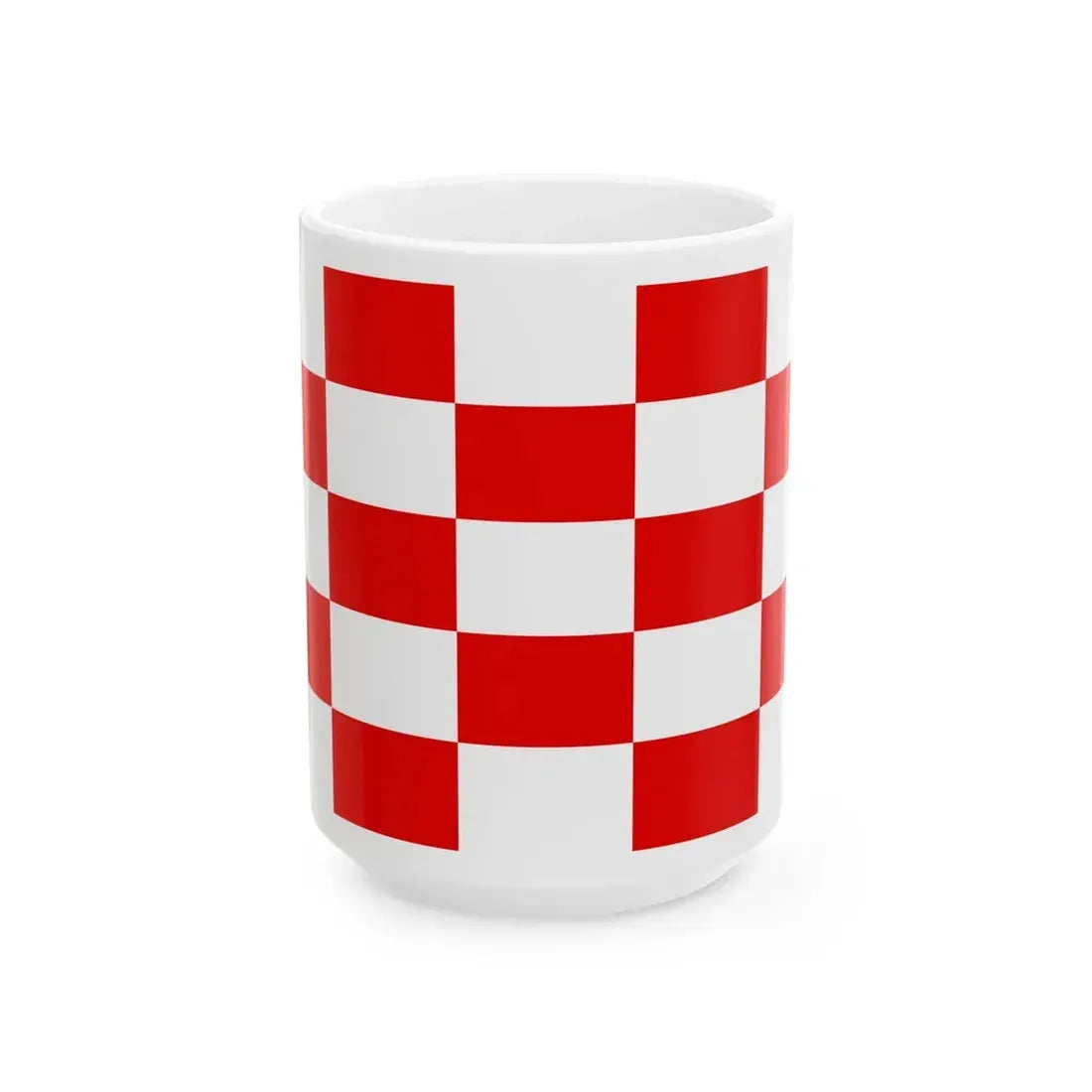 Naval ensign of Croatia 1941-1944 (Croatia) White Coffee Mug 15oz - Go Mug Yourself