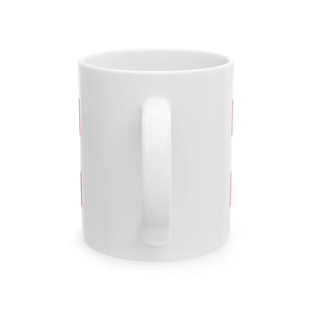 Naval ensign of Croatia 1941-1944 (Croatia) White Coffee Mug - Go Mug Yourself