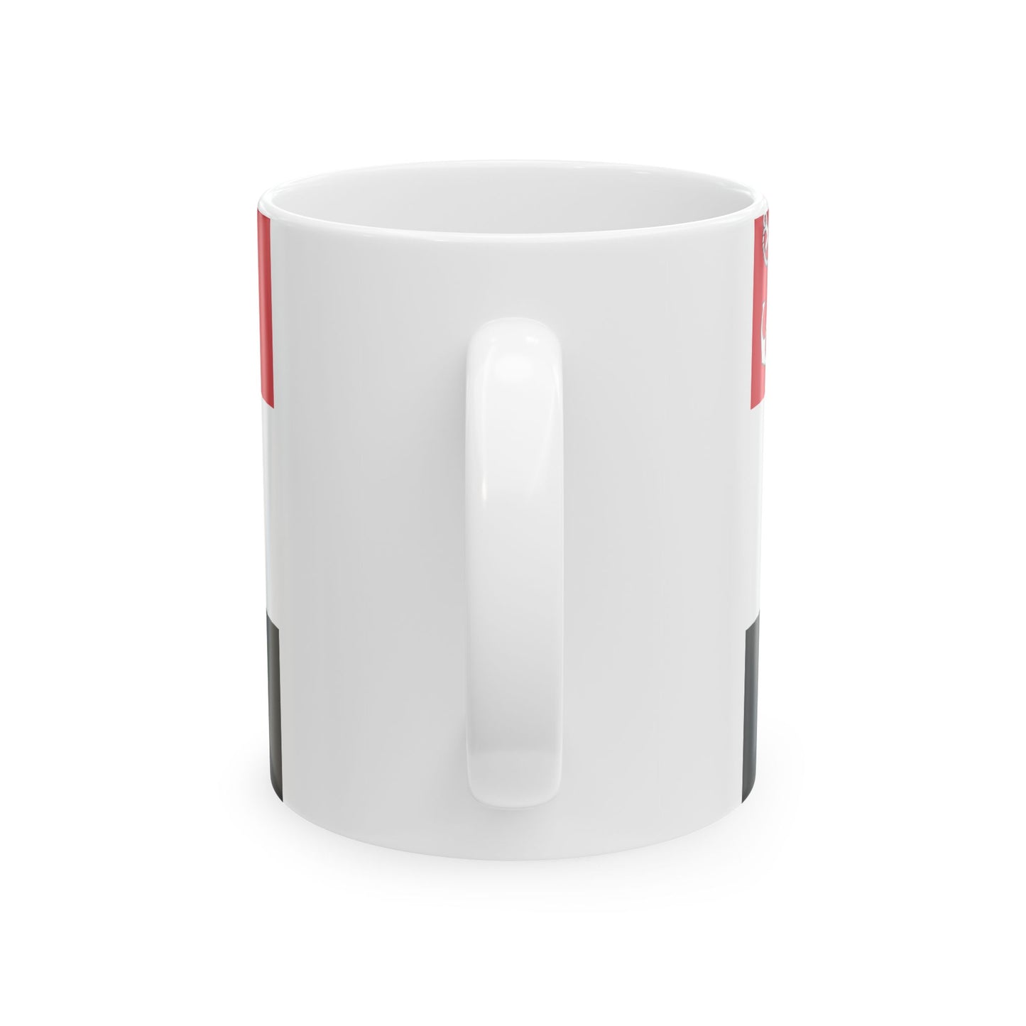 Naval Ensign of Egypt Coat of arms variant (Egypt) White Coffee Mug-Go Mug Yourself