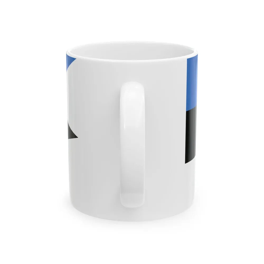 Naval Ensign of Estonia (Estonia) White Coffee Mug - Go Mug Yourself