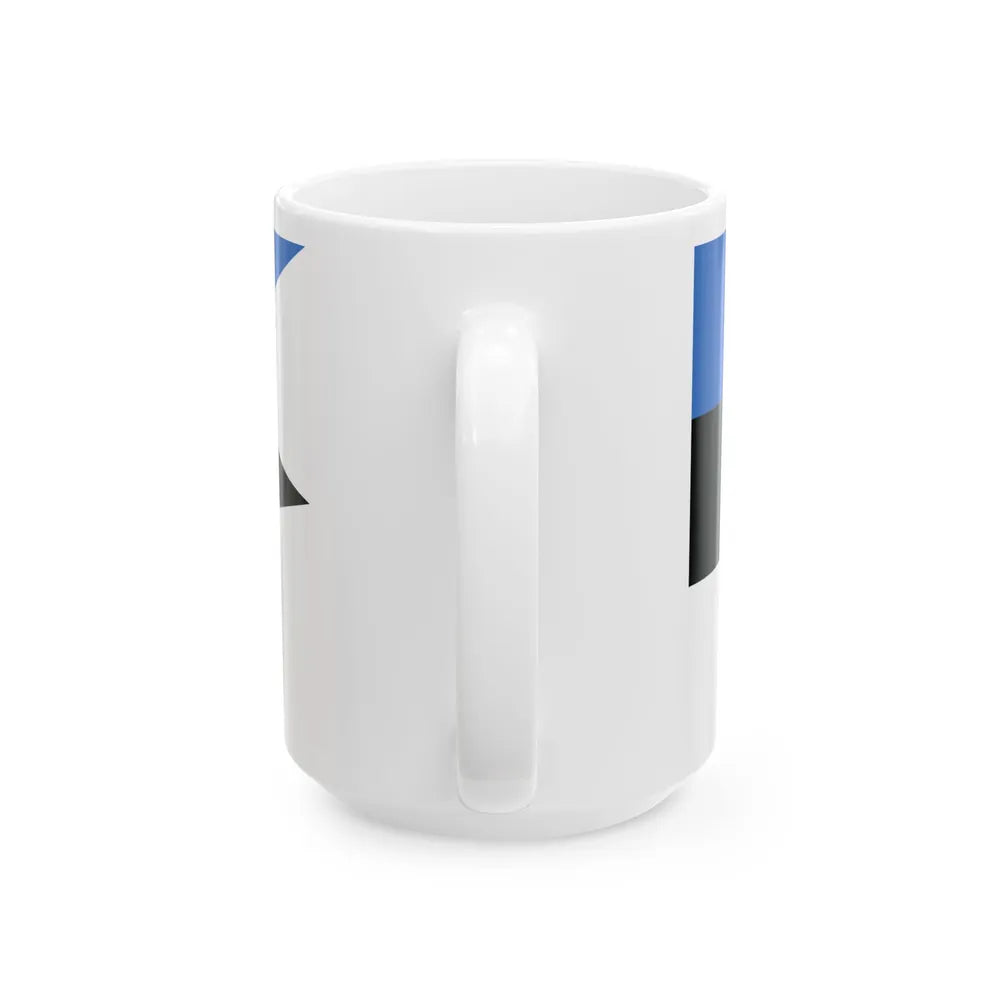 Naval Ensign of Estonia (Estonia) White Coffee Mug - Go Mug Yourself