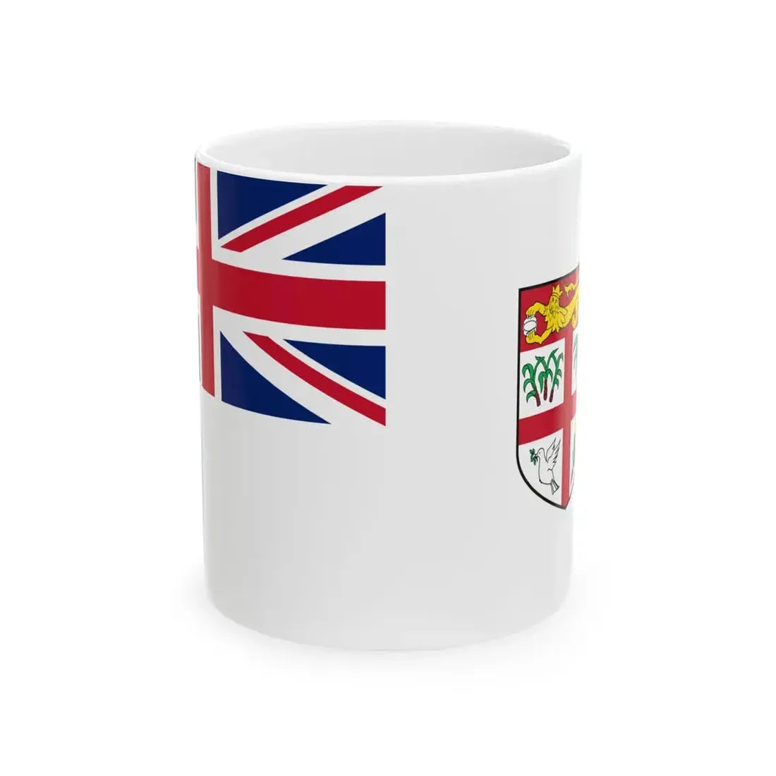 Naval Ensign of Fiji (Fiji) White Coffee Mug 11oz - Go Mug Yourself
