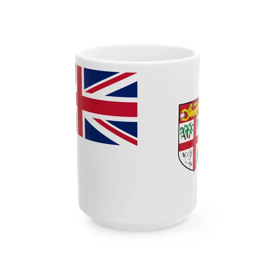 Naval Ensign of Fiji (Fiji) White Coffee Mug 15oz - Go Mug Yourself