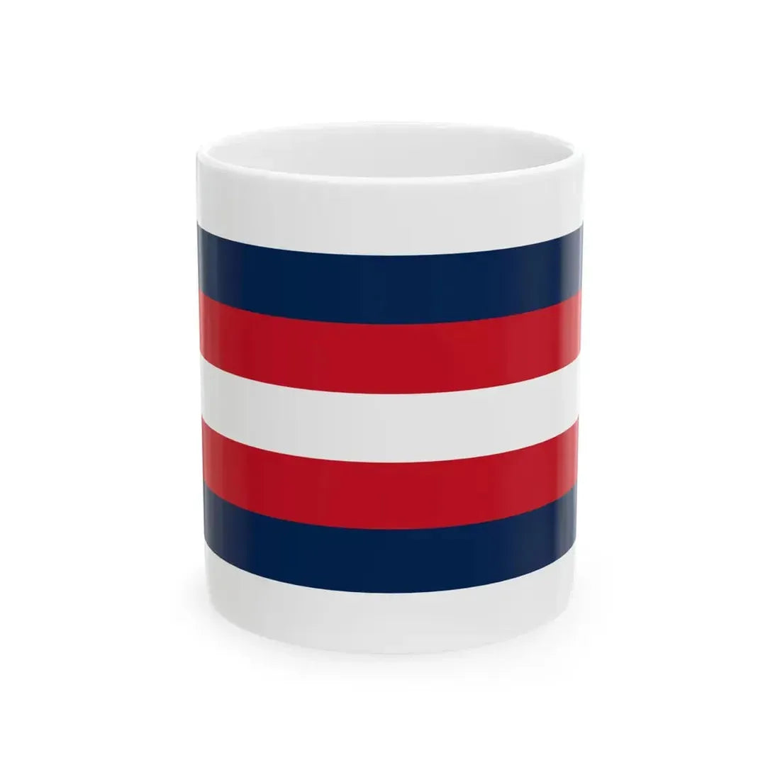 Naval ensign of French Algeria 1848-1910 (Algeria) White Coffee Mug 11oz - Go Mug Yourself