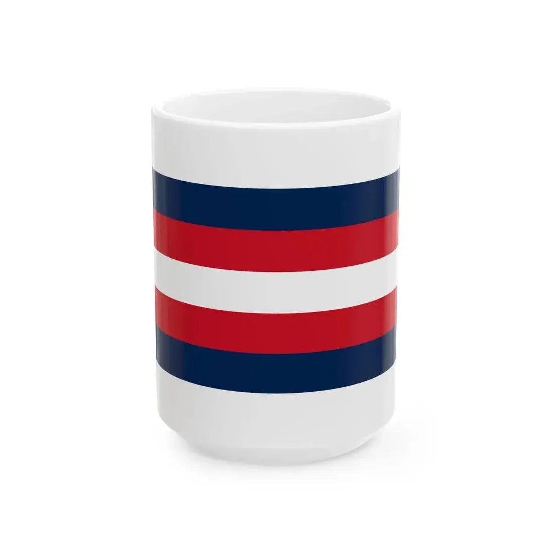 Naval ensign of French Algeria 1848-1910 (Algeria) White Coffee Mug 15oz - Go Mug Yourself