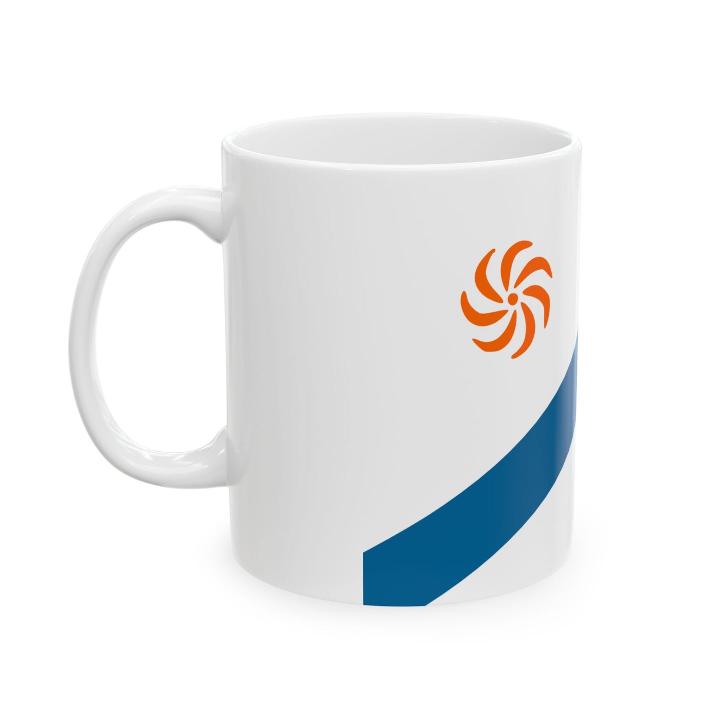 Naval ensign of Georgia 1997-2004 (Georgia) White Coffee Mug-Go Mug Yourself