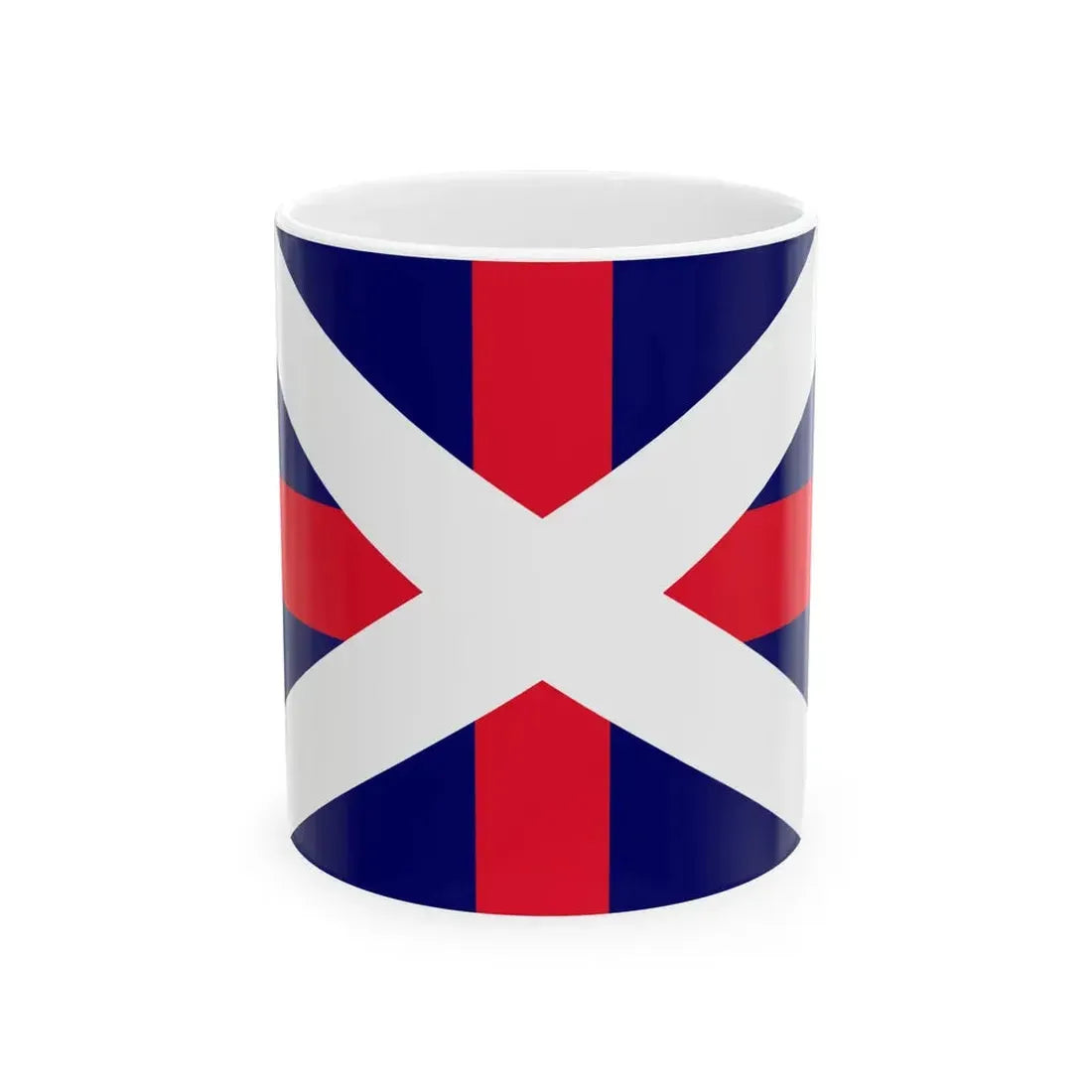Naval Ensign of Georgia (Georgia) White Coffee Mug 11oz - Go Mug Yourself