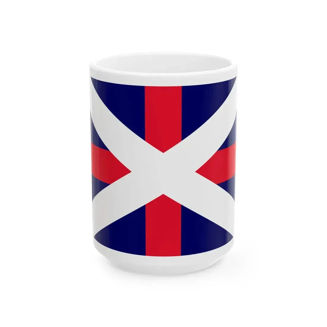 Naval Ensign of Georgia (Georgia) White Coffee Mug 15oz - Go Mug Yourself