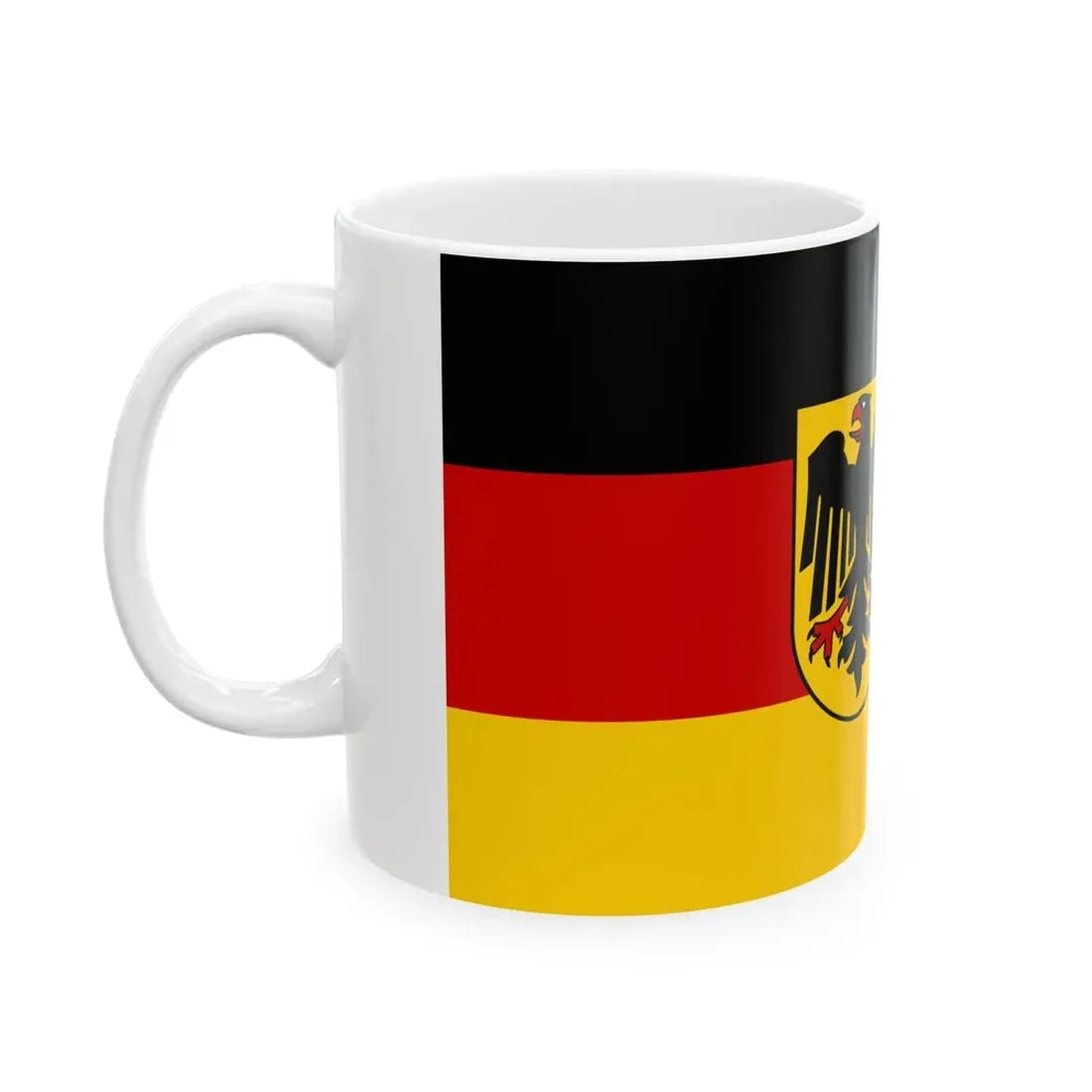Naval Ensign of Germany (Germany) White Coffee Mug - Go Mug Yourself