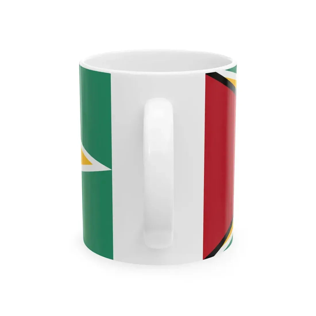 Naval ensign of Guyana (Guyana) White Coffee Mug - Go Mug Yourself
