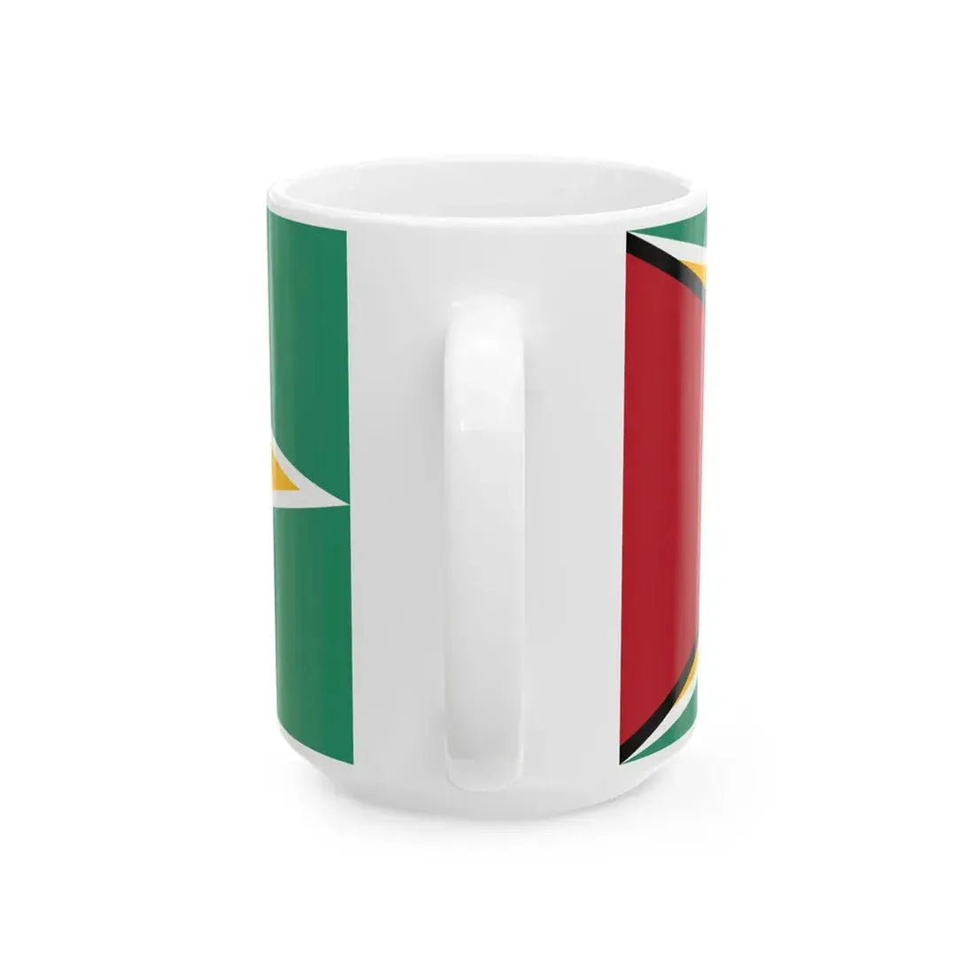Naval ensign of Guyana (Guyana) White Coffee Mug - Go Mug Yourself