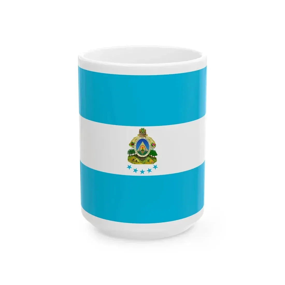 Naval Ensign of Honduras (Honduras) White Coffee Mug 15oz - Go Mug Yourself