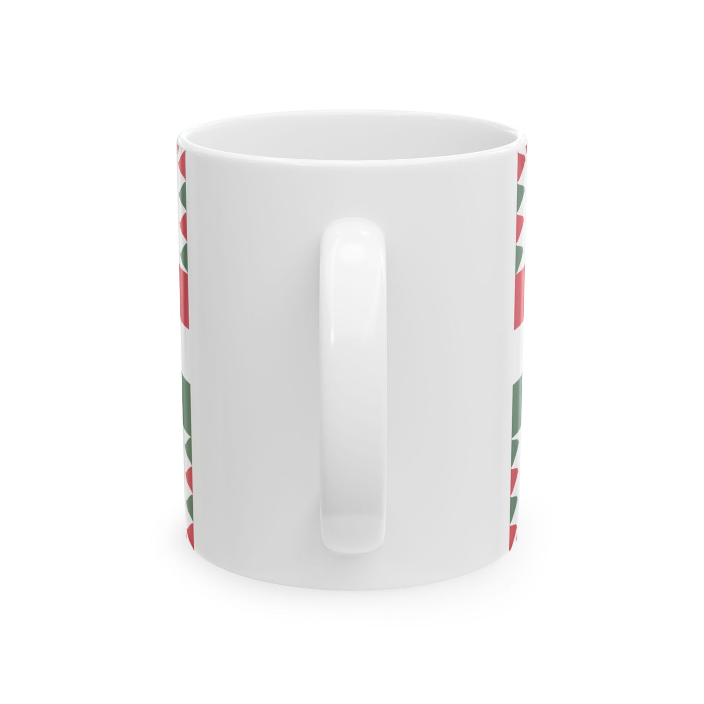 Naval Ensign of Hungary 1950-1955 (Hungary) White Coffee Mug-Go Mug Yourself