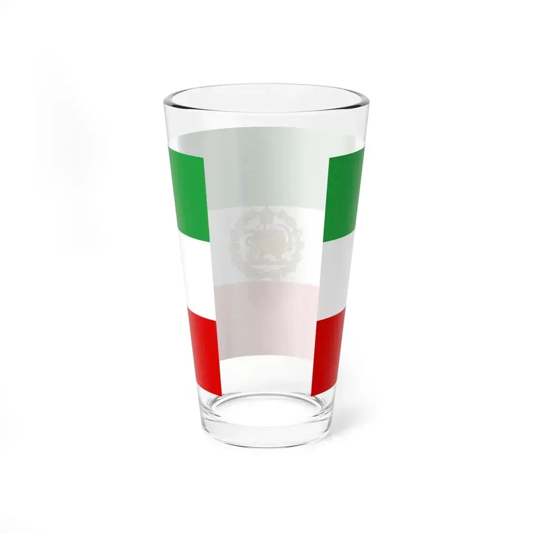 Naval ensign of Iran 1964-1979 (Iran) Pint Glass 16oz - Go Mug Yourself