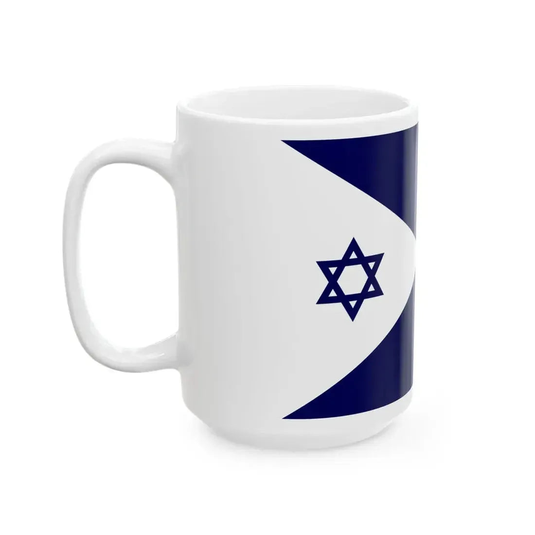 Naval Ensign of Israel (Israel) White Coffee Mug - Go Mug Yourself