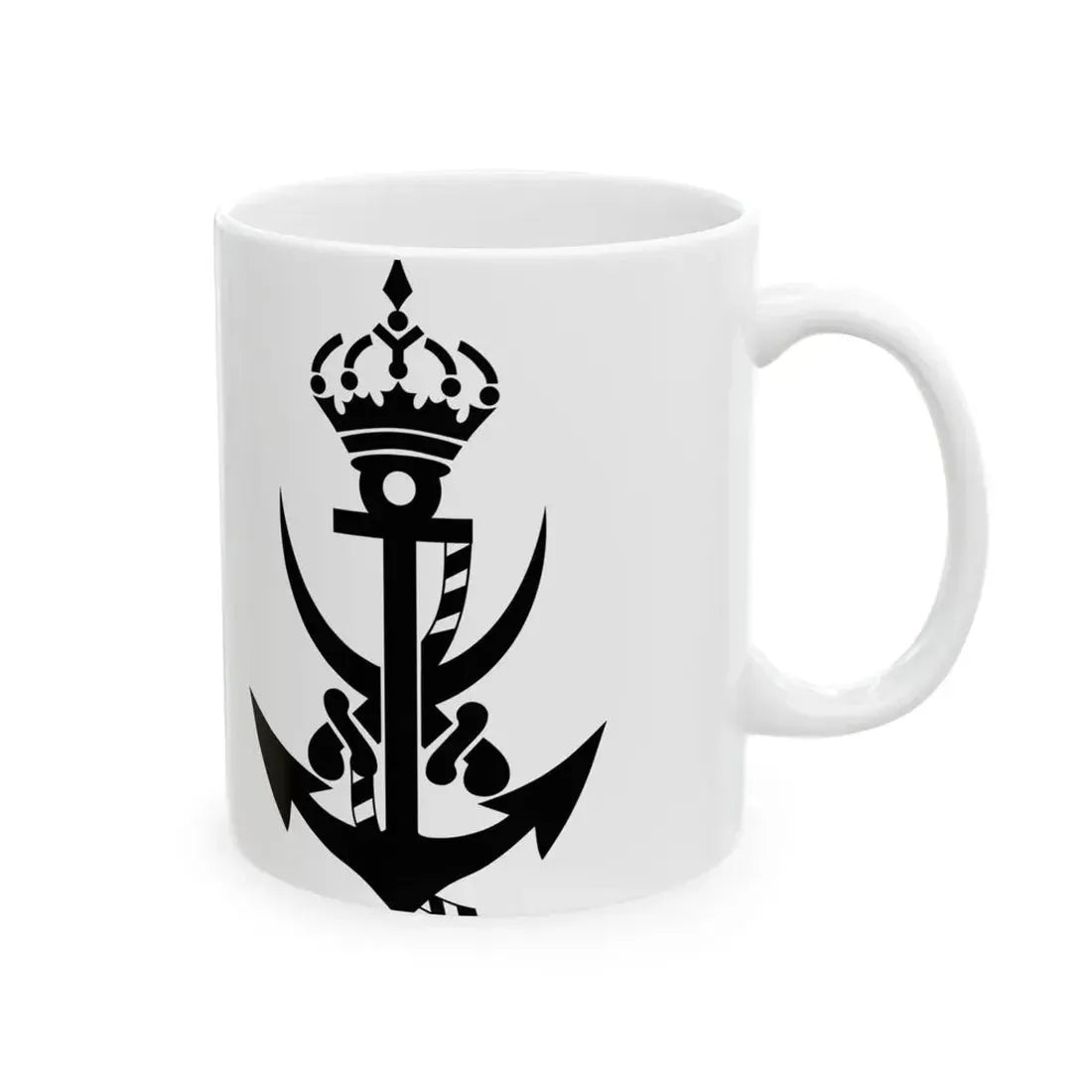 Naval Ensign of Jordan (Jordan) White Coffee Mug - Go Mug Yourself