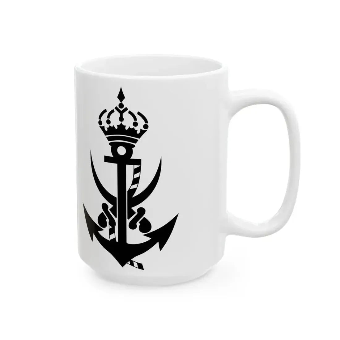 Naval Ensign of Jordan (Jordan) White Coffee Mug - Go Mug Yourself