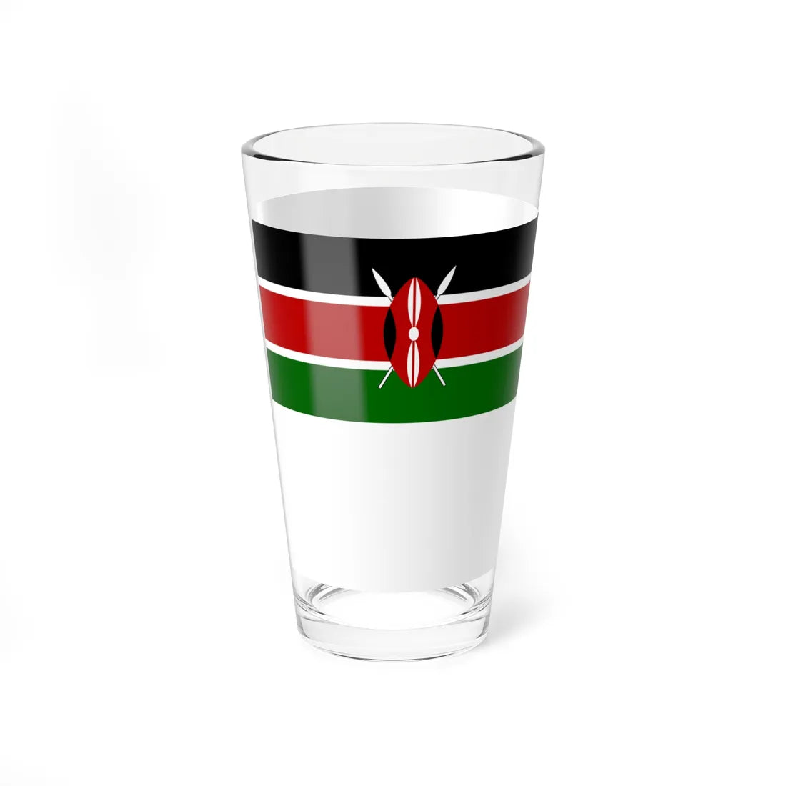 Naval Ensign of Kenya (Kenya) Pint Glass 16oz - Go Mug Yourself