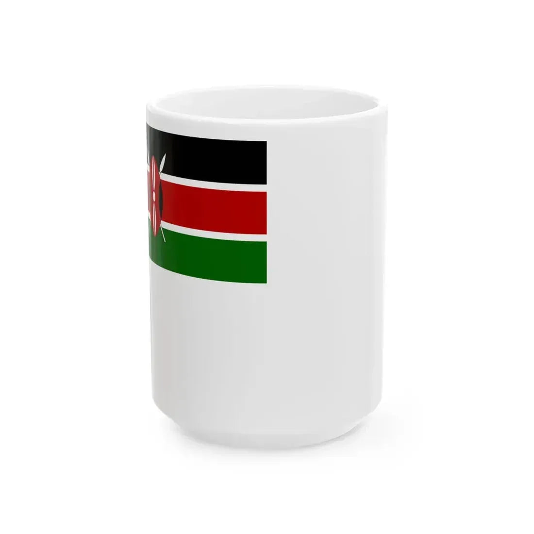 Naval Ensign of Kenya (Kenya) White Coffee Mug 15oz - Go Mug Yourself