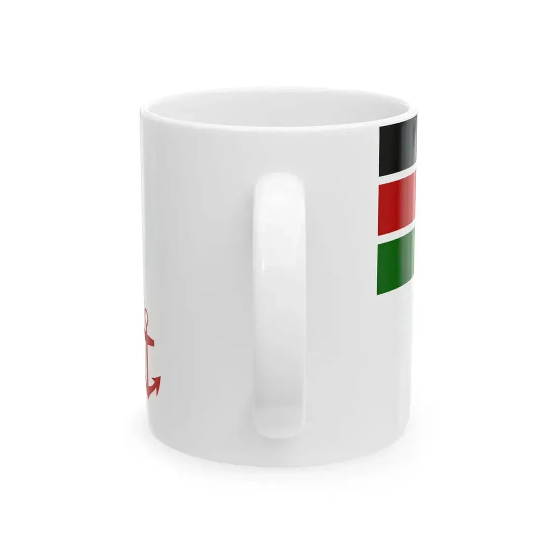 Naval Ensign of Kenya (Kenya) White Coffee Mug - Go Mug Yourself