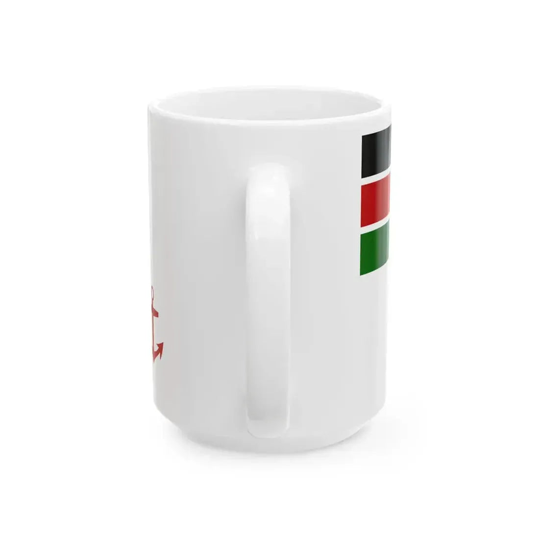 Naval Ensign of Kenya (Kenya) White Coffee Mug - Go Mug Yourself