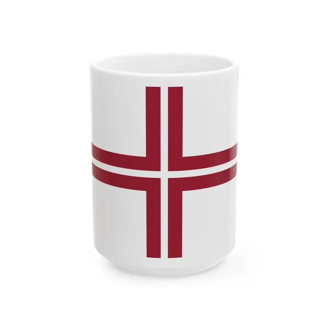 Naval Ensign of Latvia (Latvia) White Coffee Mug 15oz - Go Mug Yourself