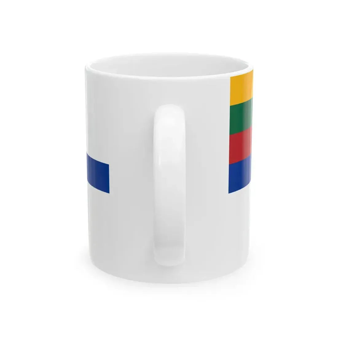 Naval Ensign of Lithuania (Lithuania) White Coffee Mug - Go Mug Yourself