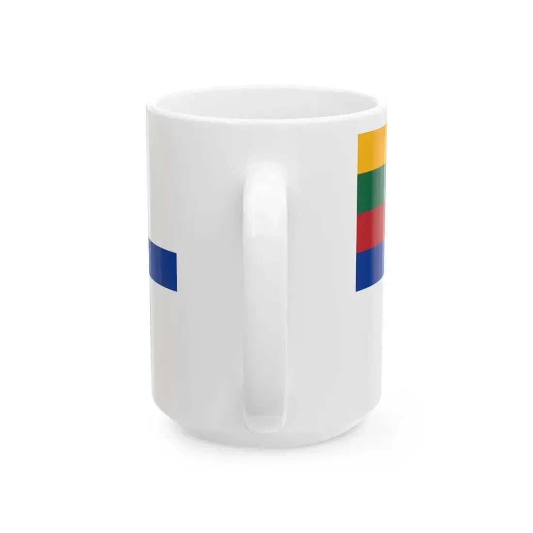 Naval Ensign of Lithuania (Lithuania) White Coffee Mug - Go Mug Yourself