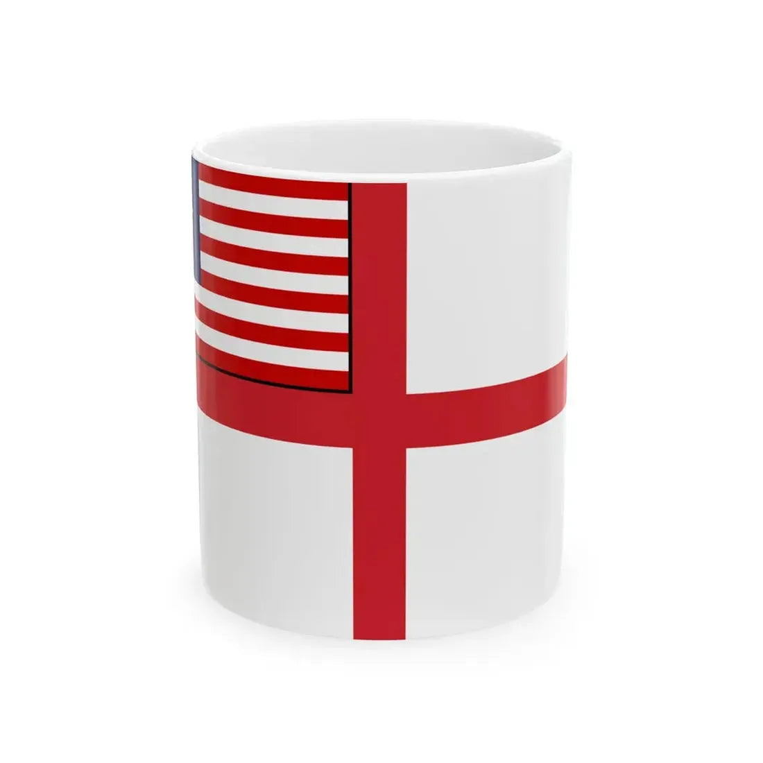 Naval Ensign of Malaya 1957-1963 (Malaysia) White Coffee Mug 11oz - Go Mug Yourself