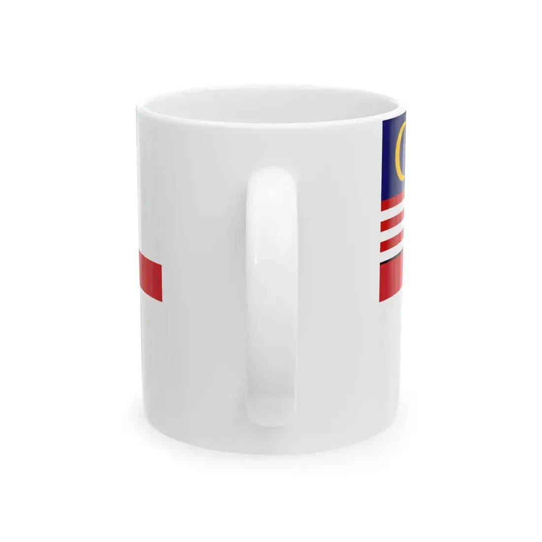 Naval Ensign of Malaysia 1963-1968 (Malaysia) White Coffee Mug - Go Mug Yourself