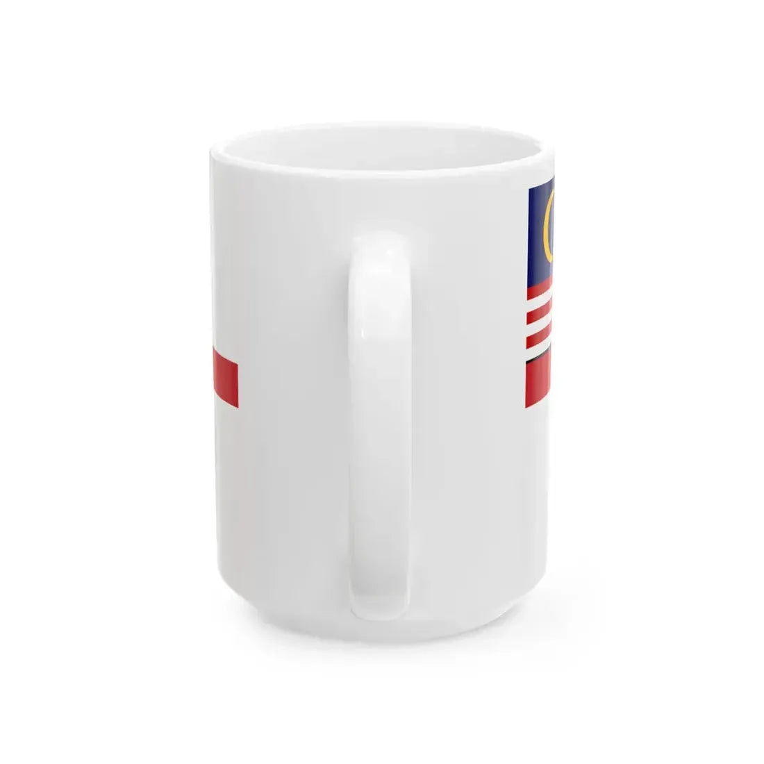 Naval Ensign of Malaysia 1963-1968 (Malaysia) White Coffee Mug - Go Mug Yourself
