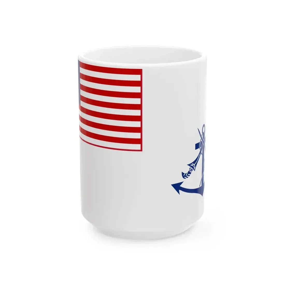 Naval Ensign of Malaysia (Malaysia) White Coffee Mug 15oz - Go Mug Yourself