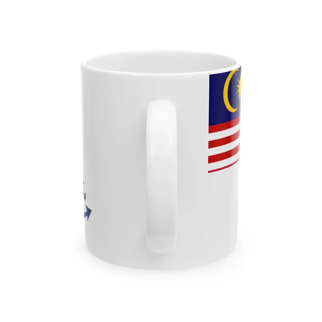 Naval Ensign of Malaysia (Malaysia) White Coffee Mug - Go Mug Yourself
