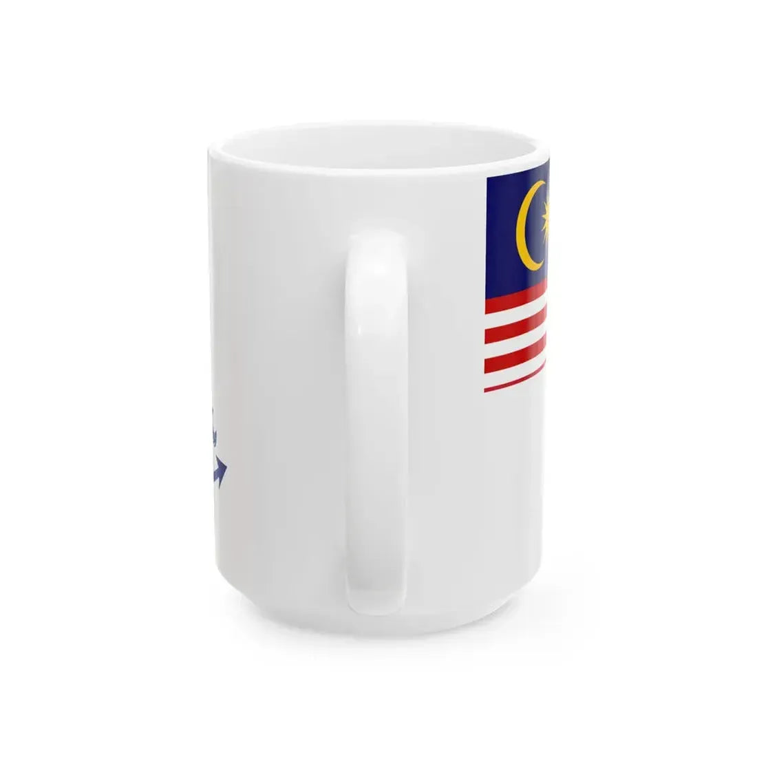 Naval Ensign of Malaysia (Malaysia) White Coffee Mug - Go Mug Yourself