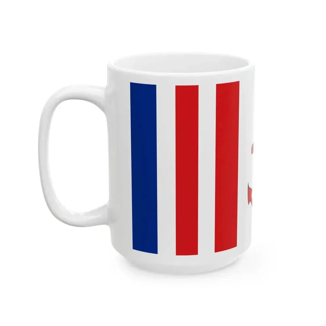 Naval Ensign of Mauritius (Mauritius) White Coffee Mug - Go Mug Yourself